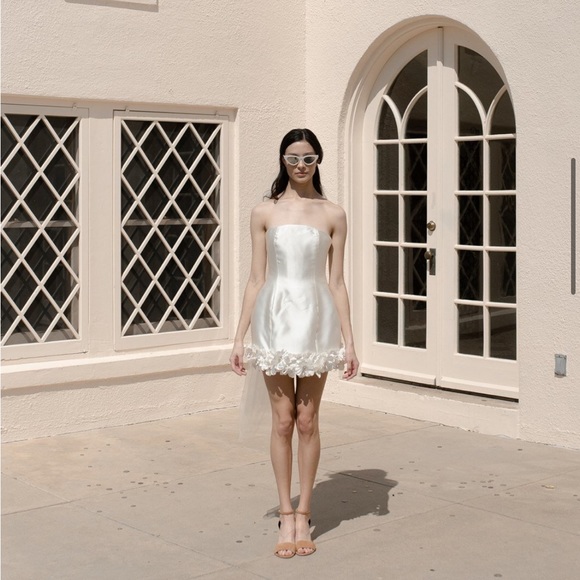 COPY - House of Deane Custom Micro Mini Lace Wedding Dress 32DDD - Picture 15 of 16